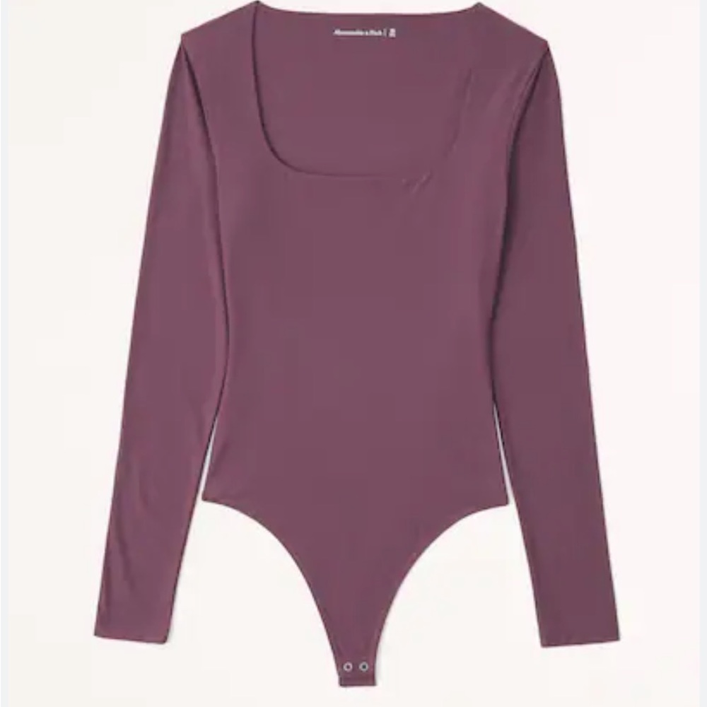 Abercrombie & Fitch Purple Long Sleeve Bodysuit